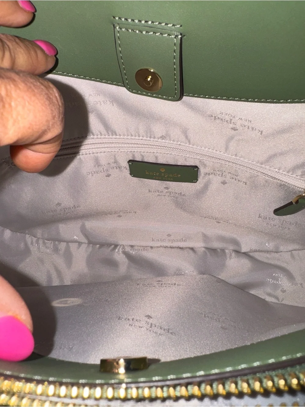 kate spade Mint Green Pebbled Leather Hobo Shoulder Bag